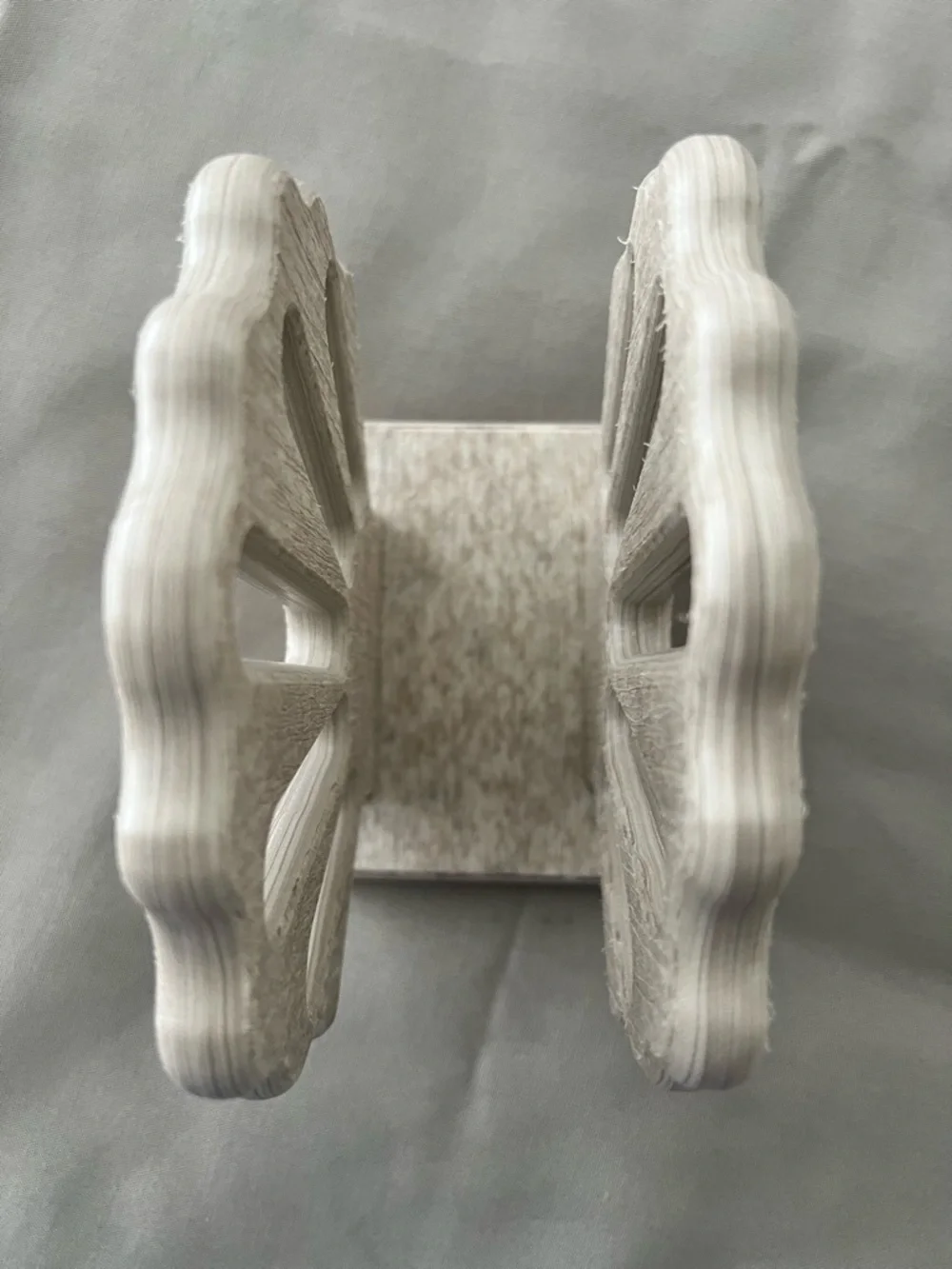 Poly Lumber Handcrafted Shell Napkin Holder - Gray/Tan - Handcrafted